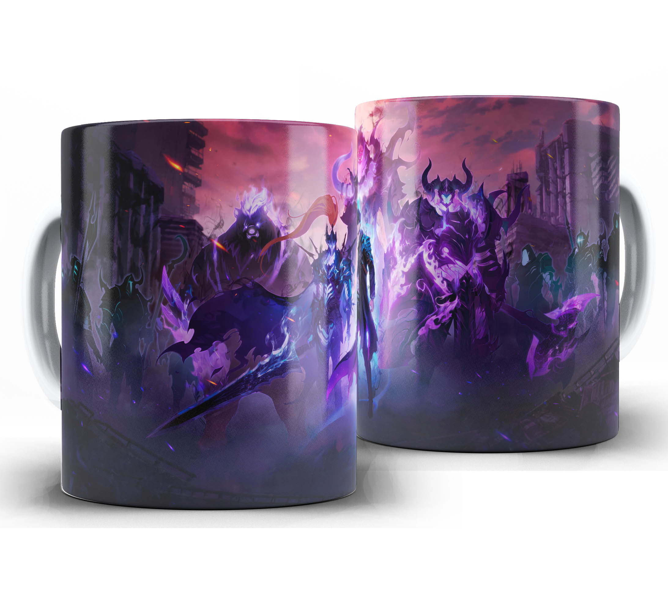 Caneca Anime - Solo Leveling W4 - Necromancer